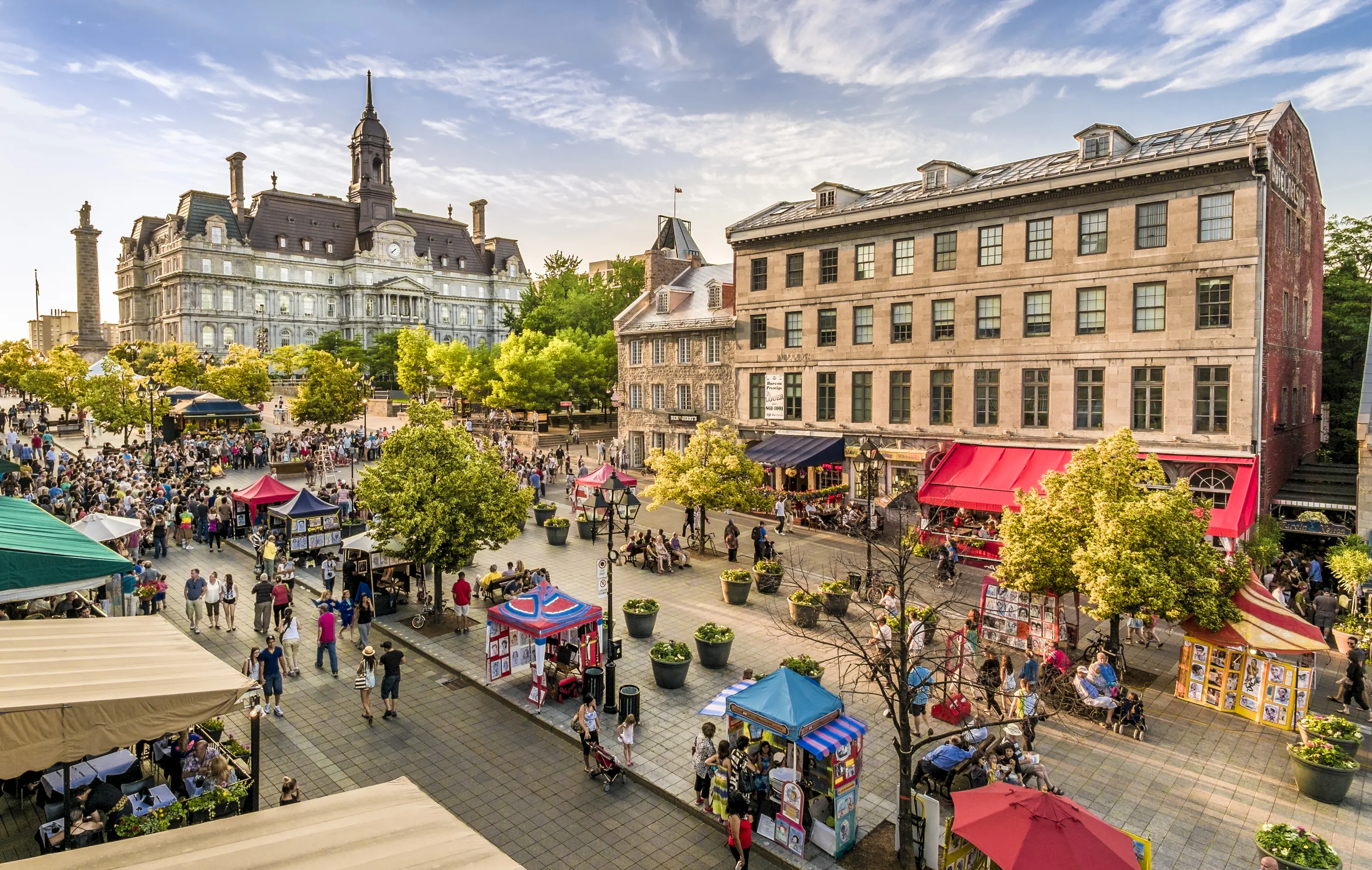 Un marché ouvert